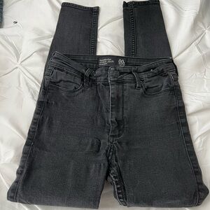 Abercrombie & Fitch Dark Gray Ankle Jeans